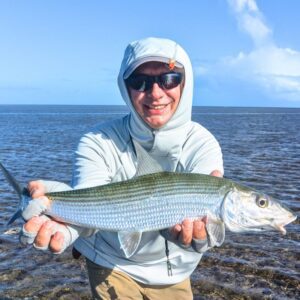 Terrel Hill holding a fish